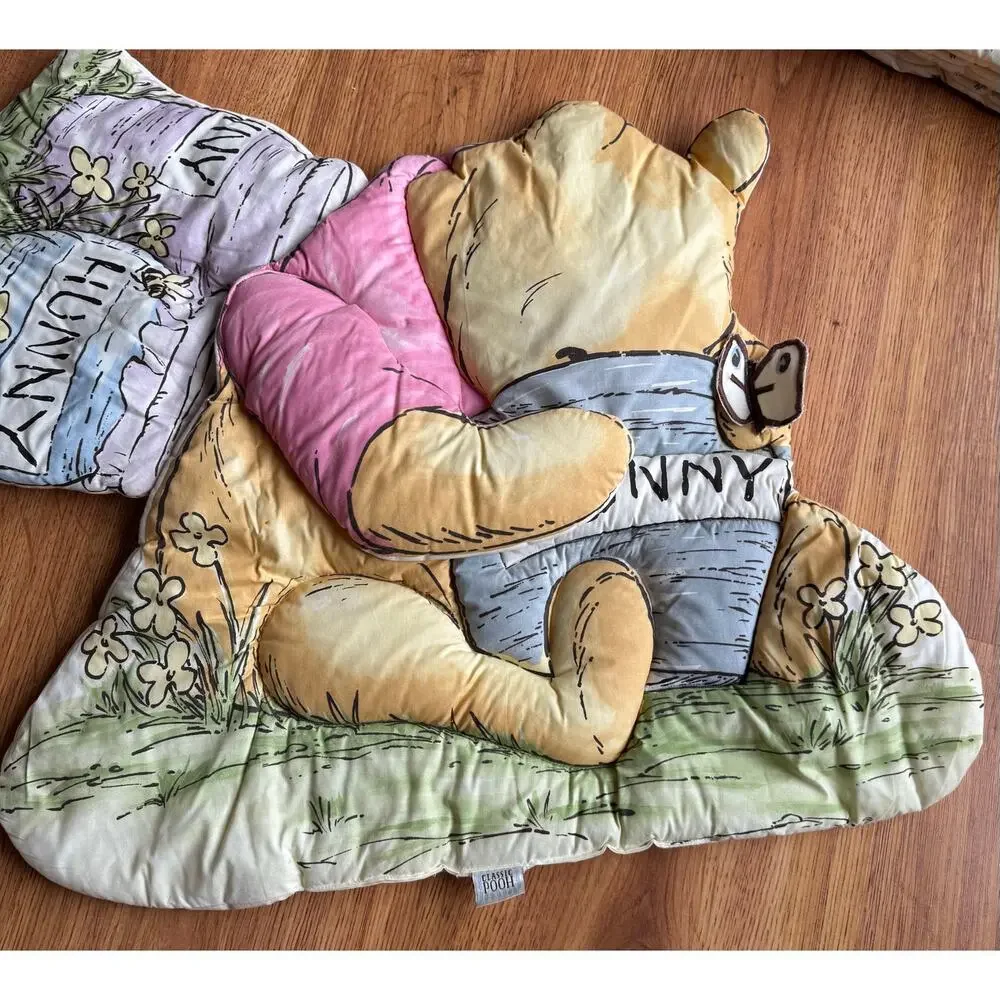 1990s Winnie the Pooh Nursery Bedding Set - 7 pieces